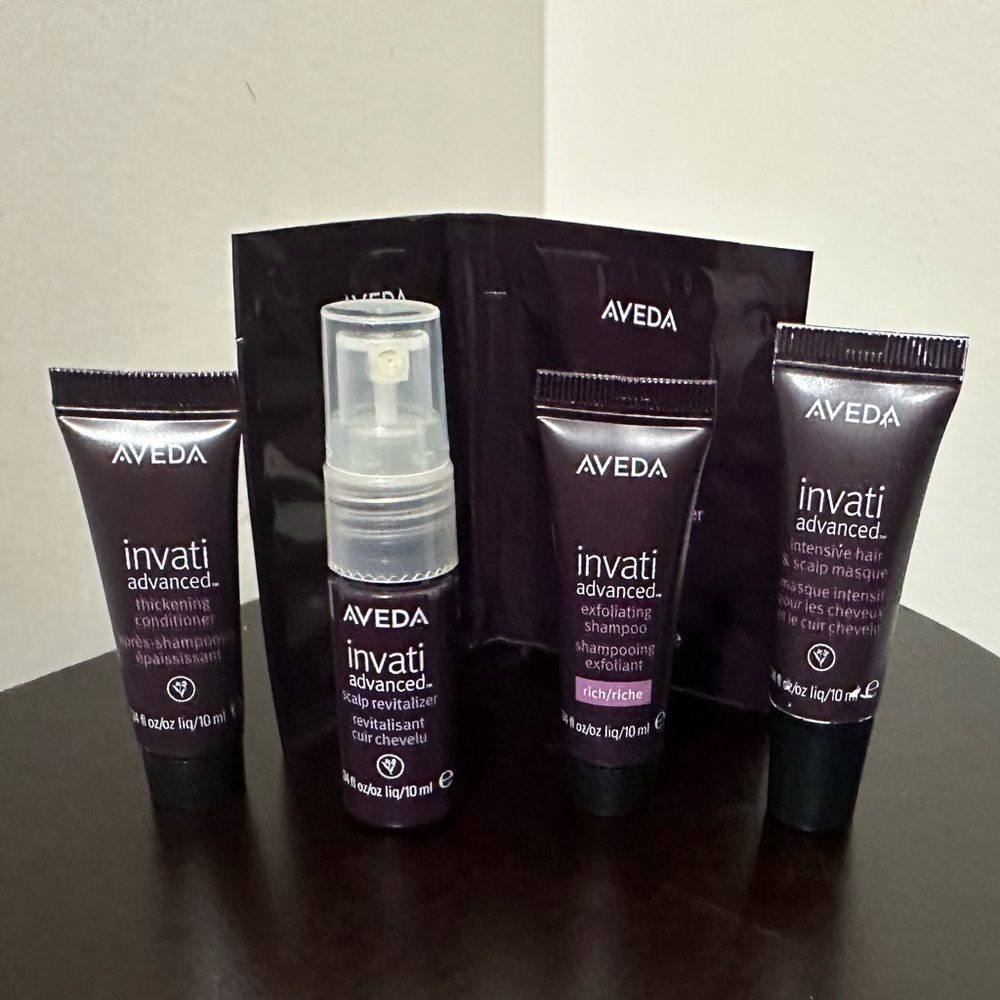 NEW TRAVEL SIZED AVEDA INVATI ADVANCED HAIRCARE BUNDLE